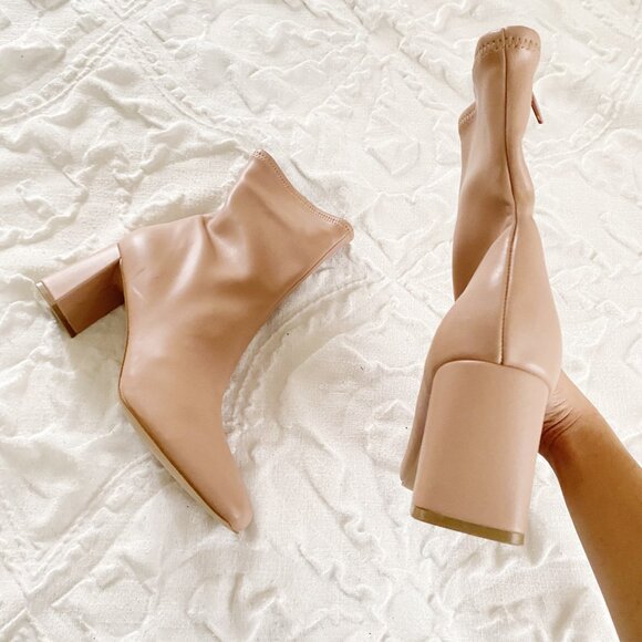 Steve Madden Harli Heeled Booties Size 9 New - Picture 3 of 8